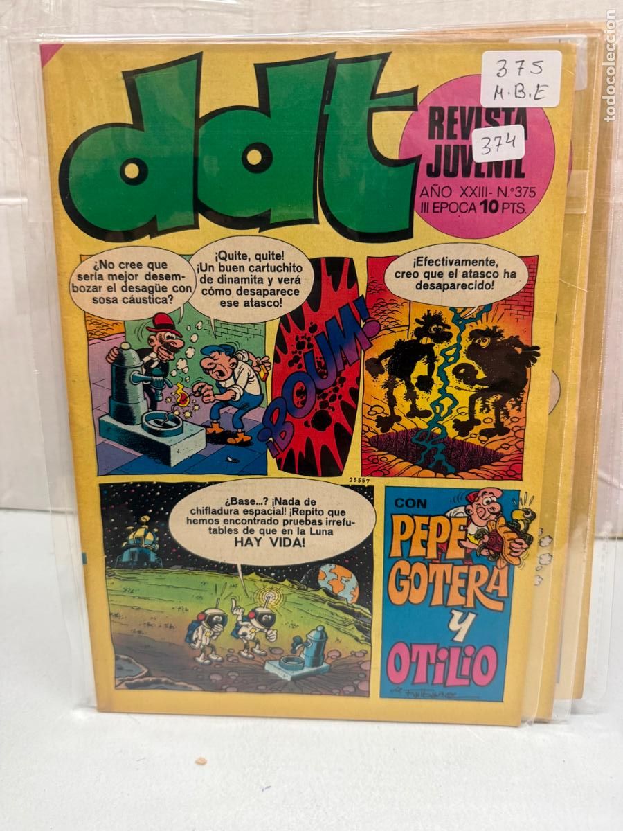 Tebeos: ddt editorial bruguera numero 375