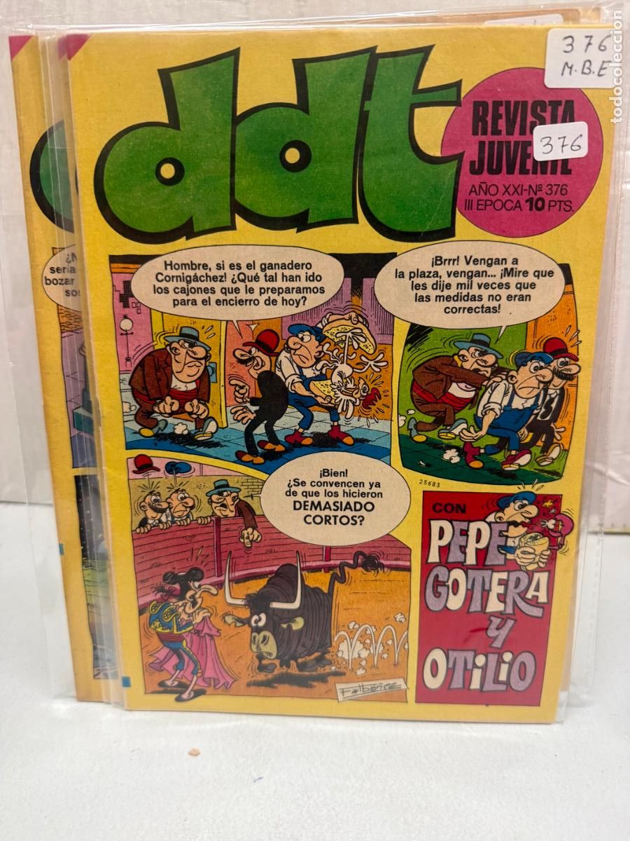 Tebeos: ddt editorial bruguera numero 376