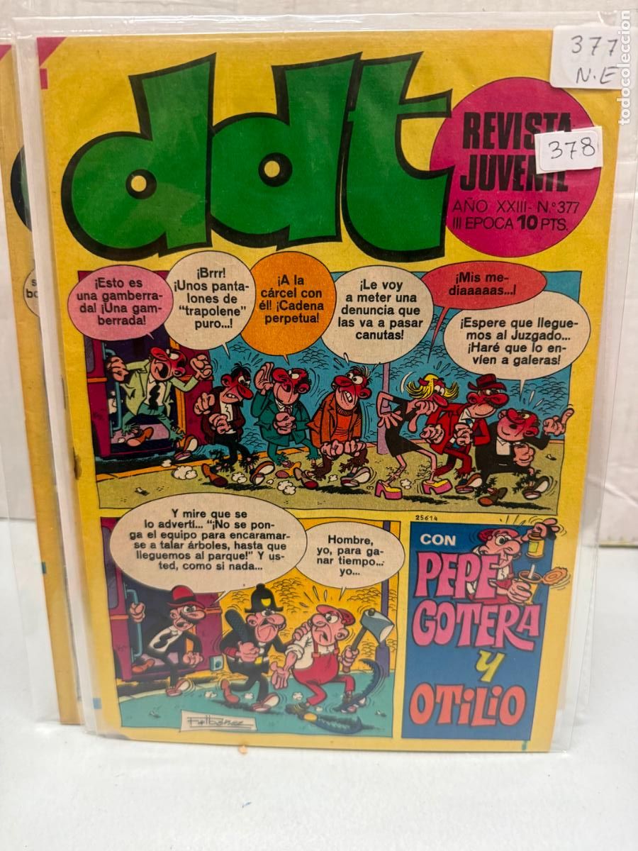 Tebeos: ddt editorial bruguera numero 377
