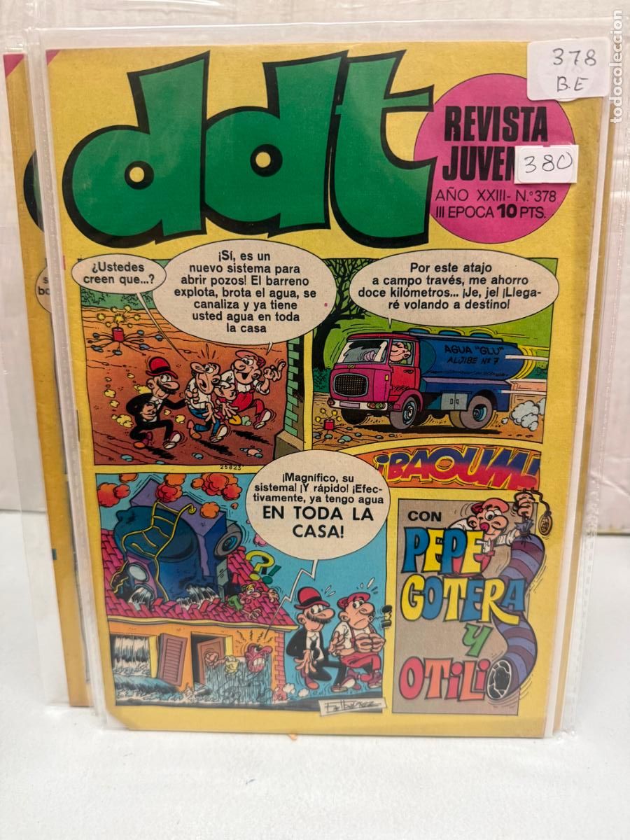 Tebeos: ddt editorial bruguera numero 378