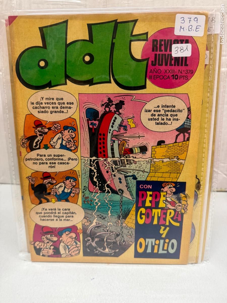 Tebeos: ddt editorial bruguera numero 379