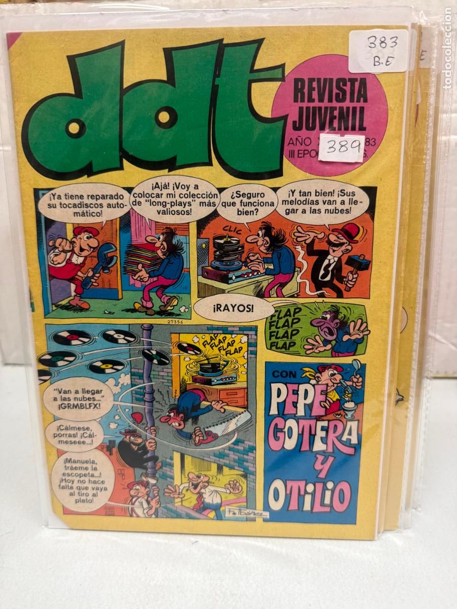 Tebeos: ddt editorial bruguera numero 383