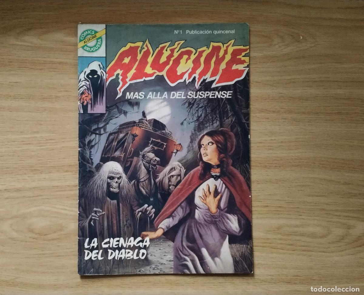 Tebeos: ALUCINE, M&Aacute;S ALL&Aacute; DEL SUSPENSE 01 - ED BRUGUERA- GRAPA 1984