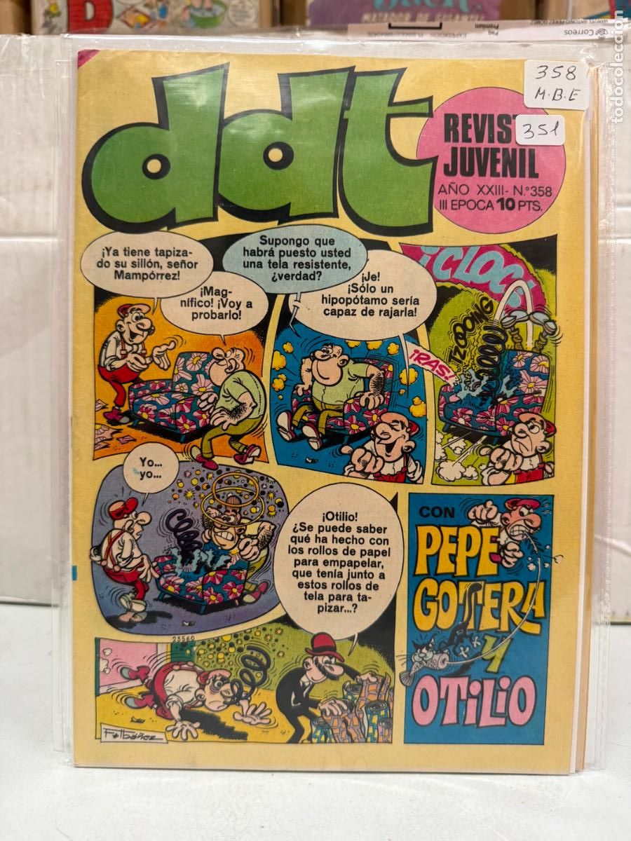 Tebeos: ddt editorial bruguera numero 358