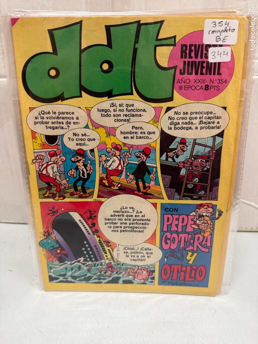 Tebeos: ddt editorial bruguera numero 354