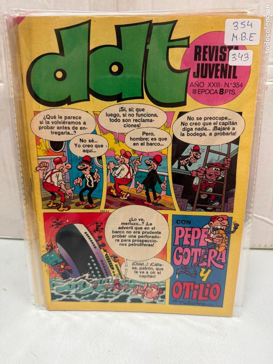 Tebeos: ddt editorial bruguera numero 354