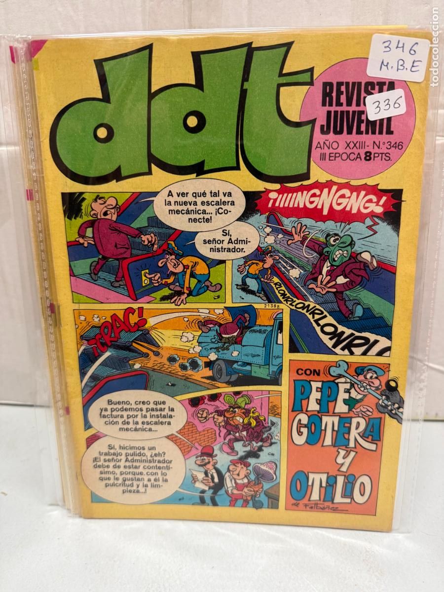 Tebeos: ddt editorial bruguera numero 346