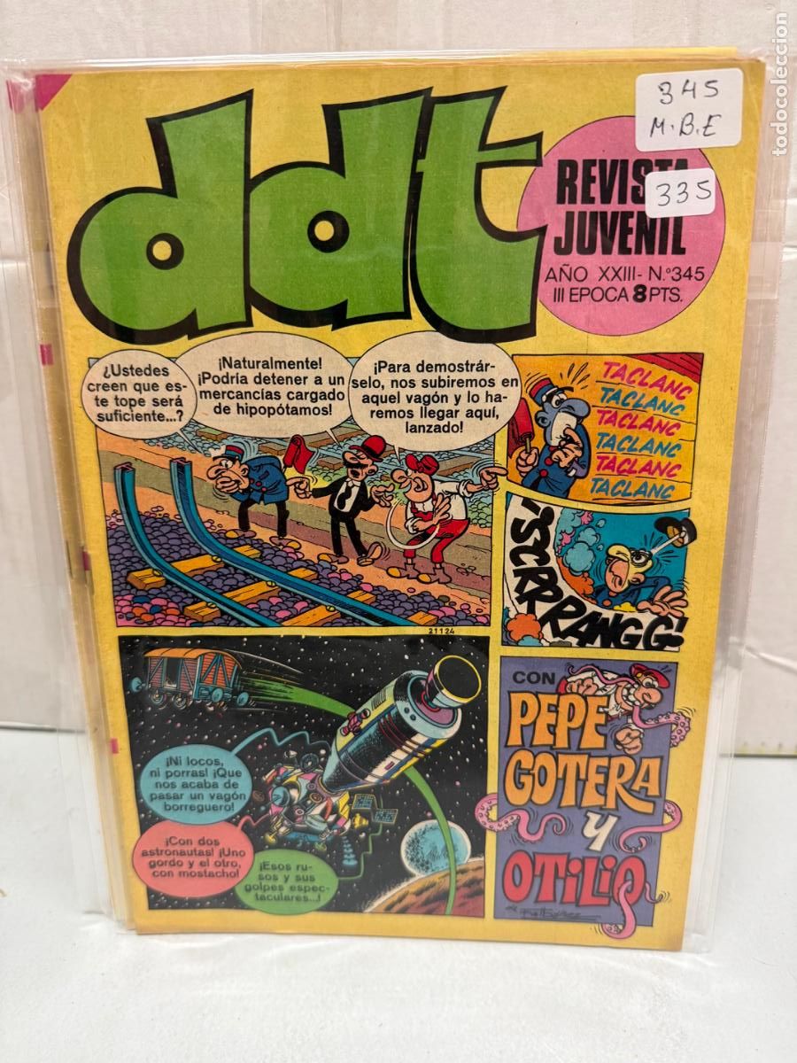 Tebeos: ddt editorial bruguera numero 345