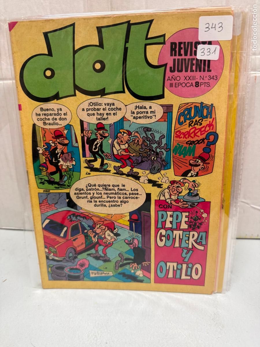 Tebeos: ddt editorial bruguera numero 343