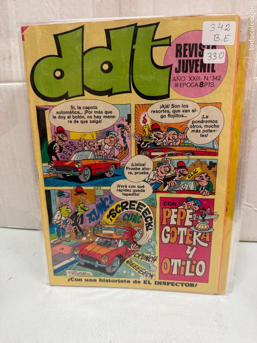Tebeos: ddt editorial bruguera numero 342
