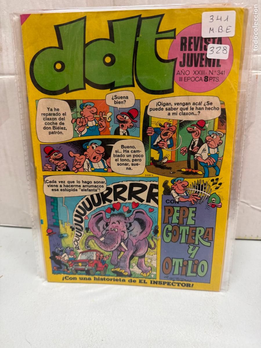 Tebeos: ddt editorial bruguera numero 341