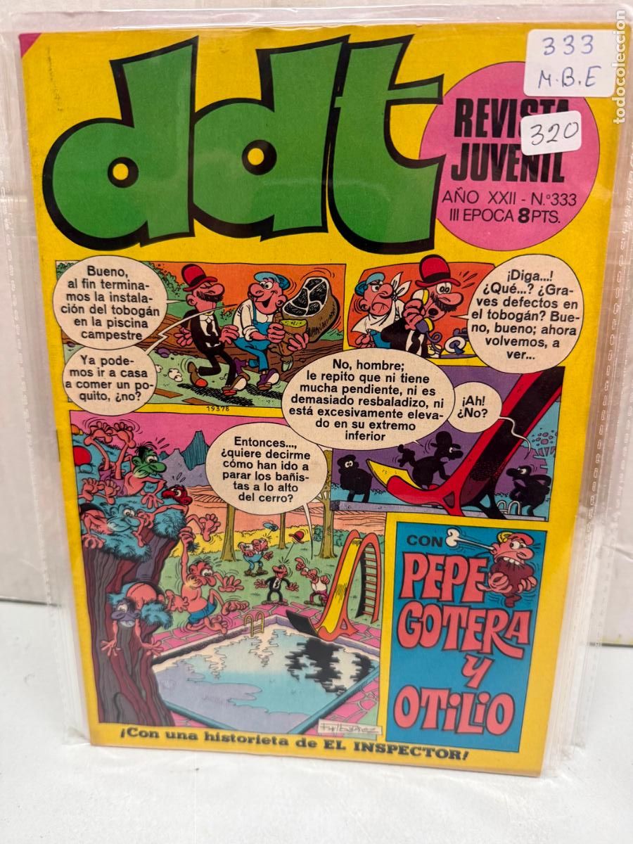Tebeos: ddt editorial bruguera numero 333