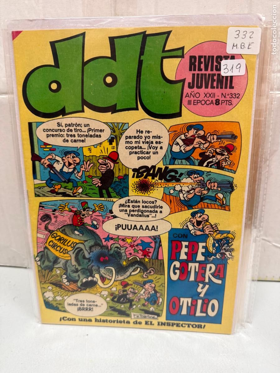 Tebeos: ddt editorial bruguera numero 332