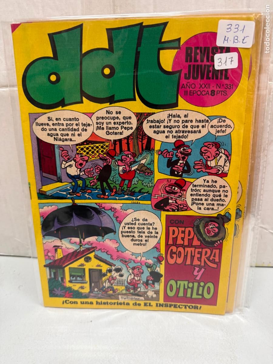 Tebeos: ddt editorial bruguera numero 331