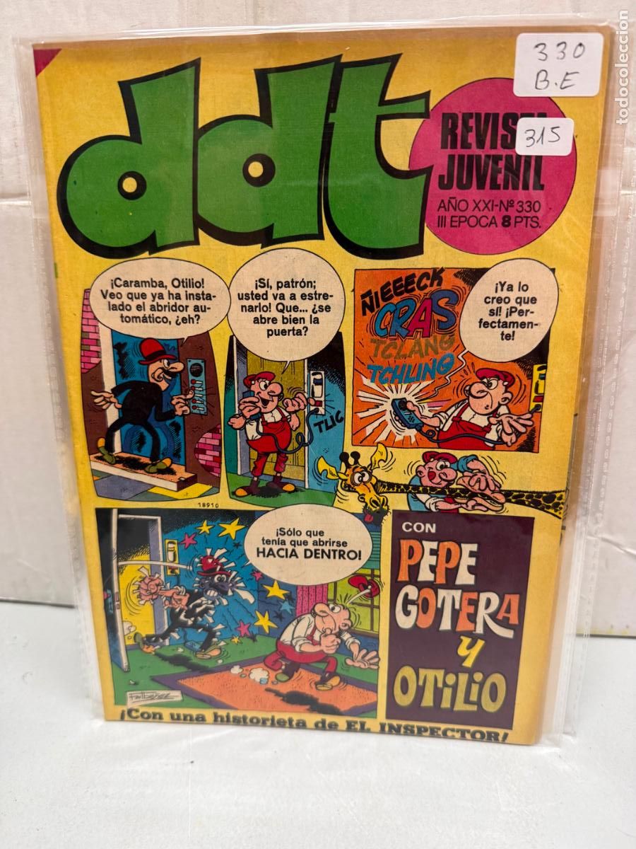 Tebeos: ddt editorial bruguera numero 330