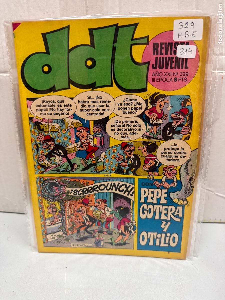 Tebeos: ddt editorial bruguera numero 329