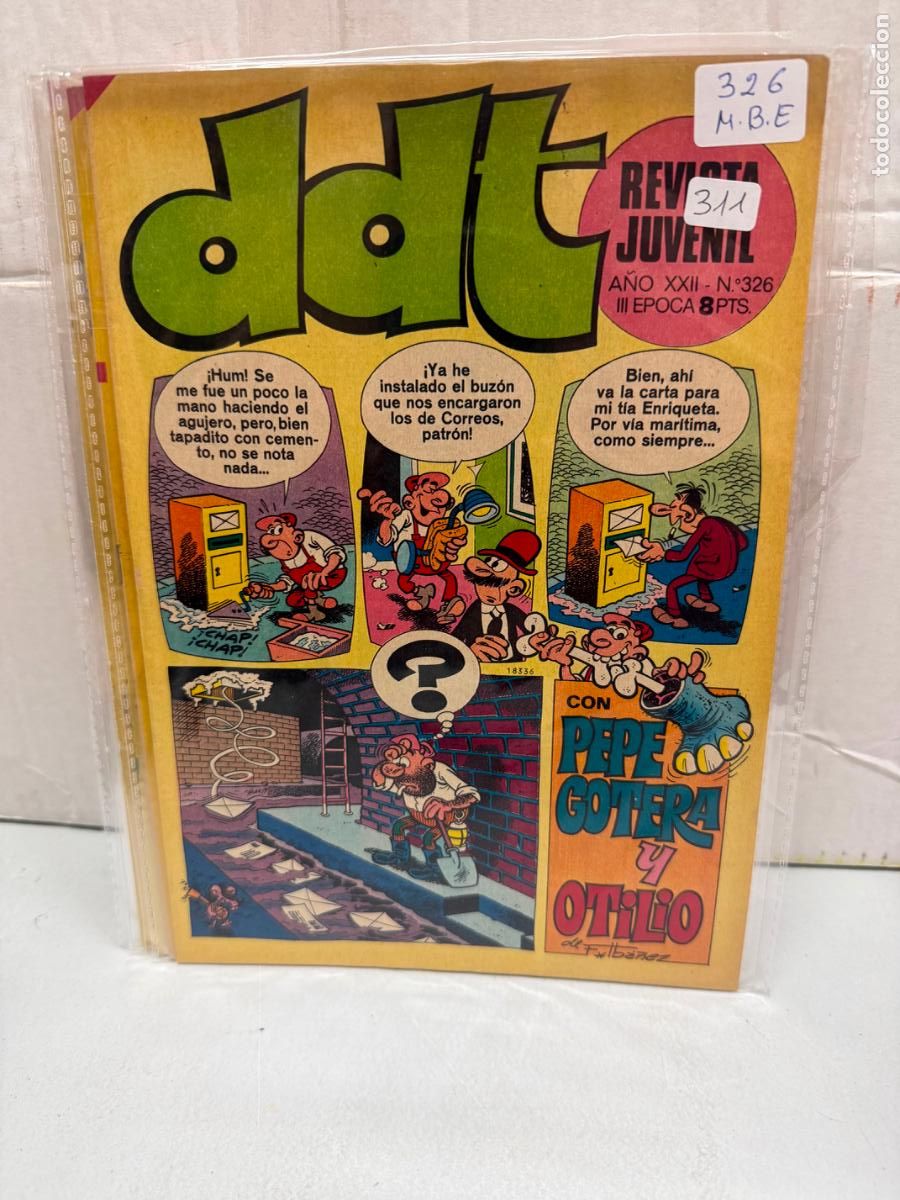 Tebeos: ddt editorial bruguera numero 326