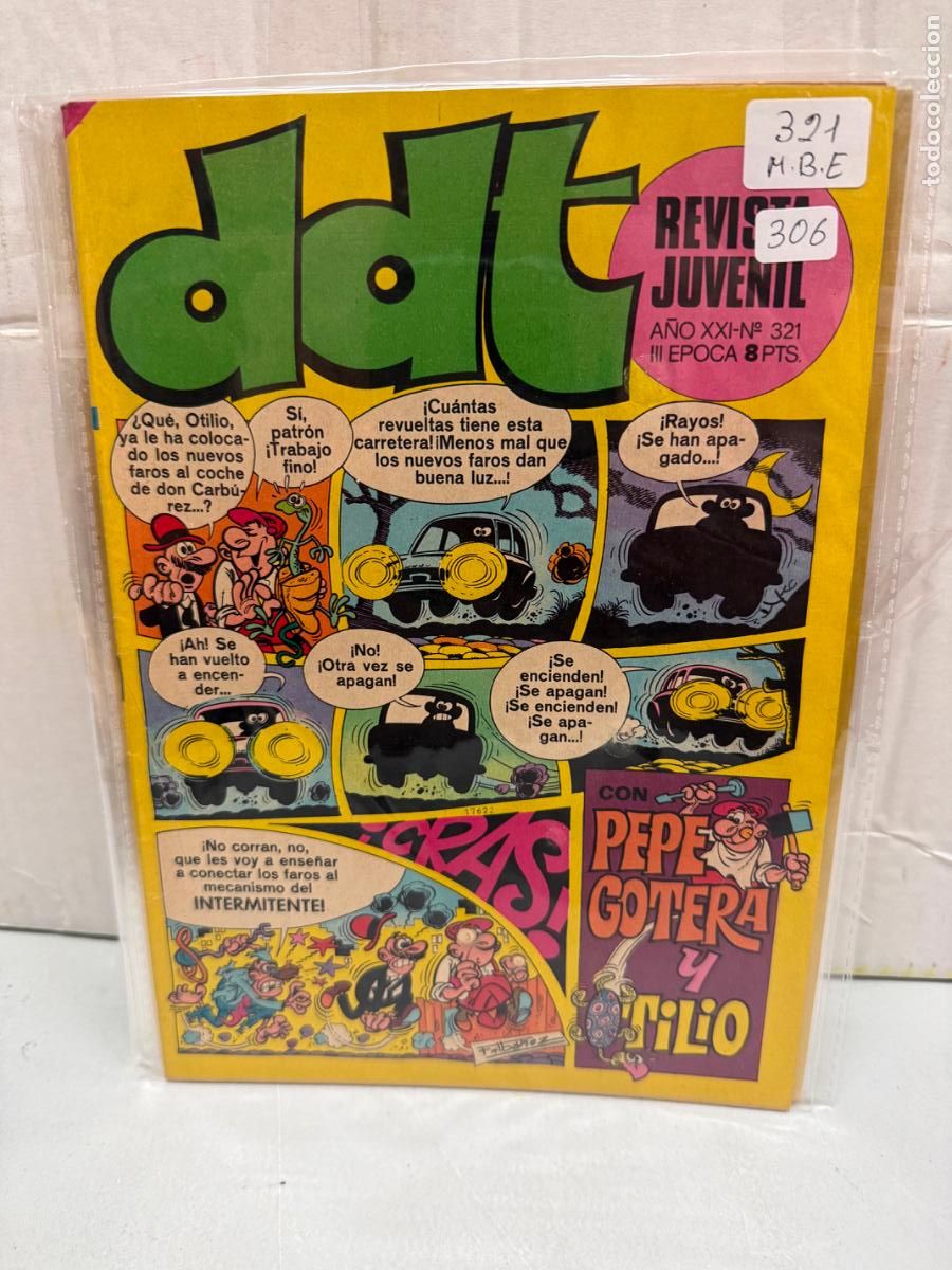 Tebeos: ddt editorial bruguera numero 321