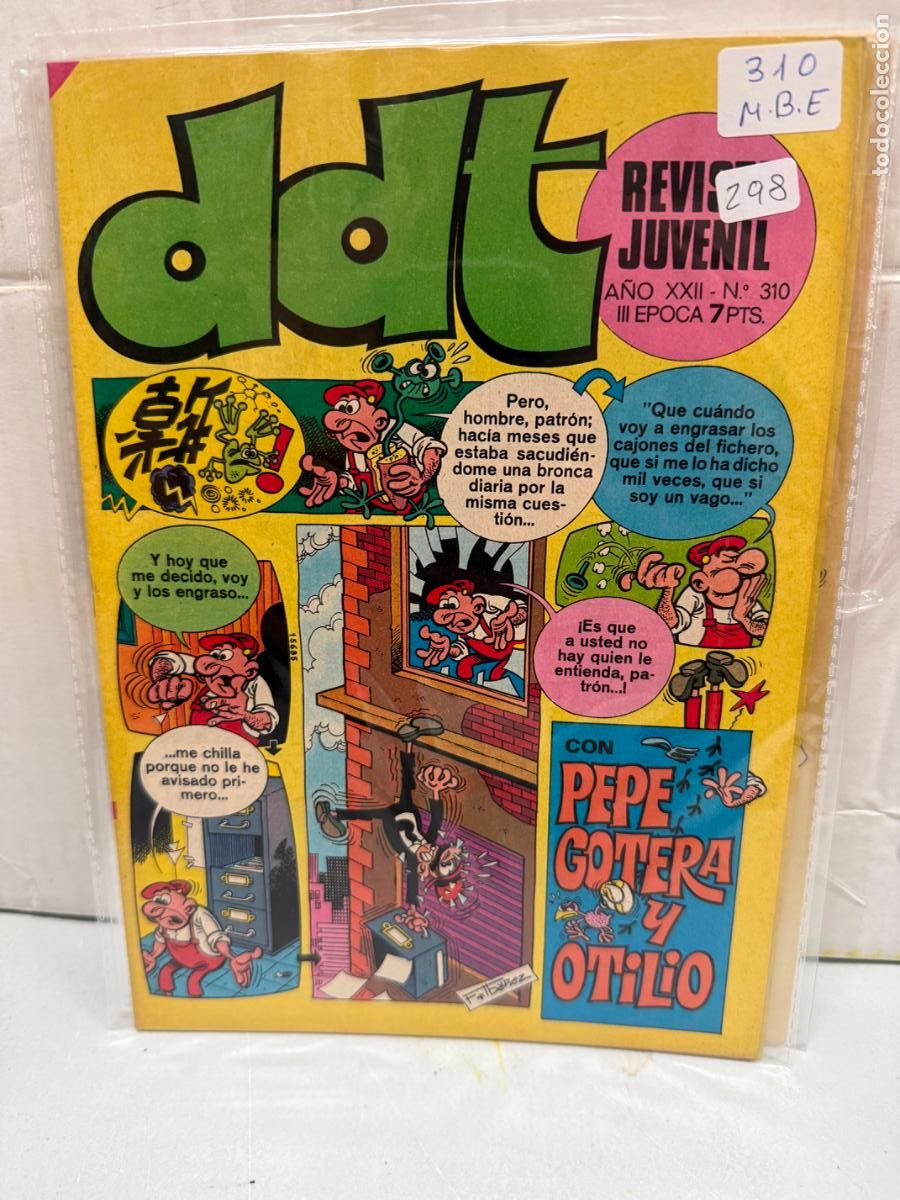 Tebeos: ddt editorial bruguera numero 310