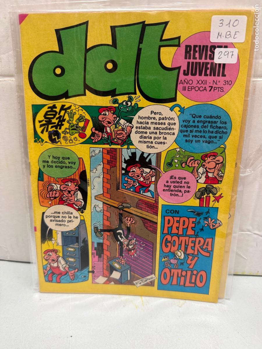 Tebeos: ddt editorial bruguera numero 310