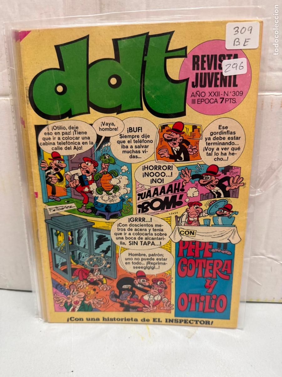 Tebeos: ddt editorial bruguera numero 309