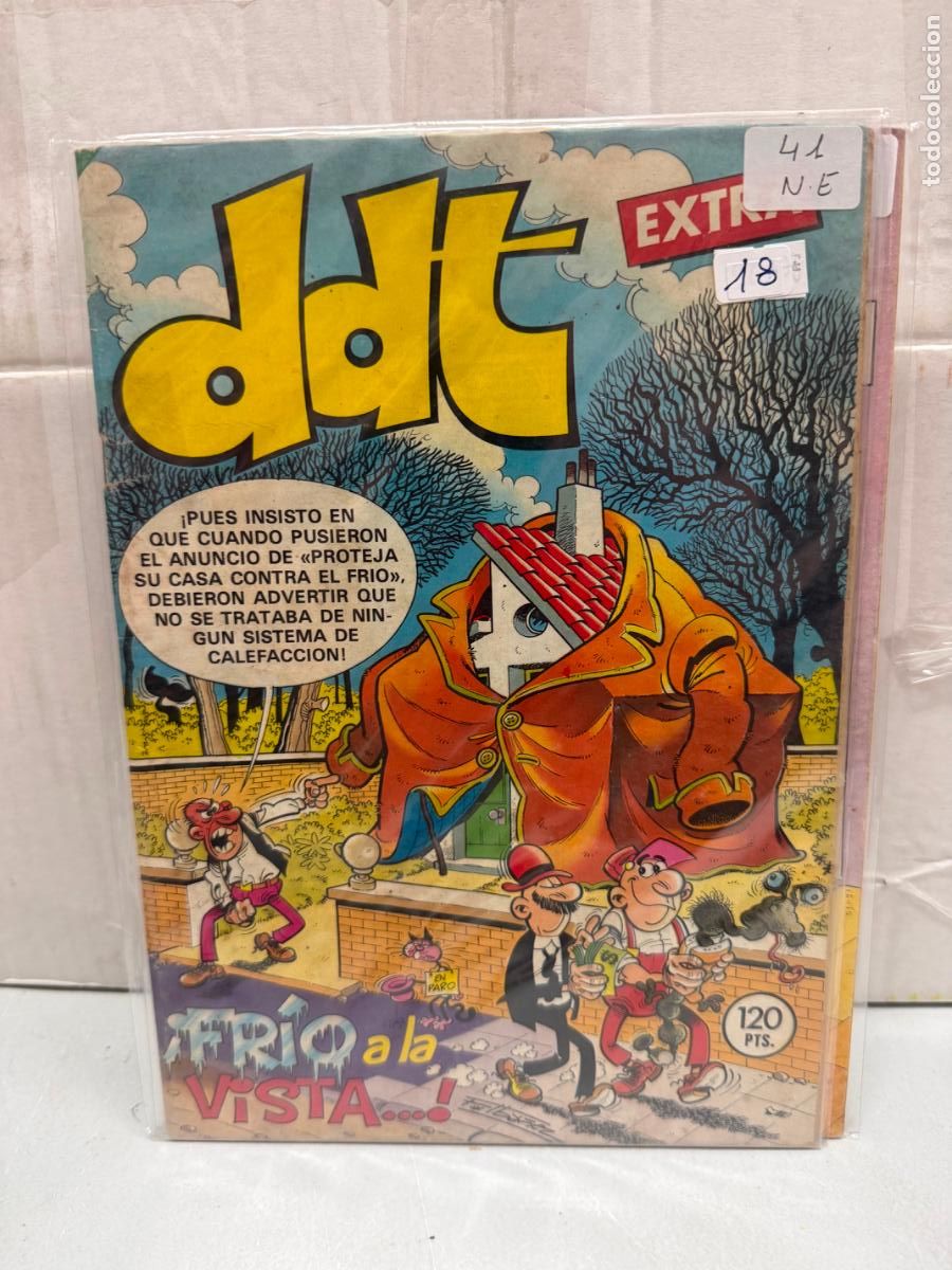 Tebeos: ddt extra editorial bruguera numero frio a la vista