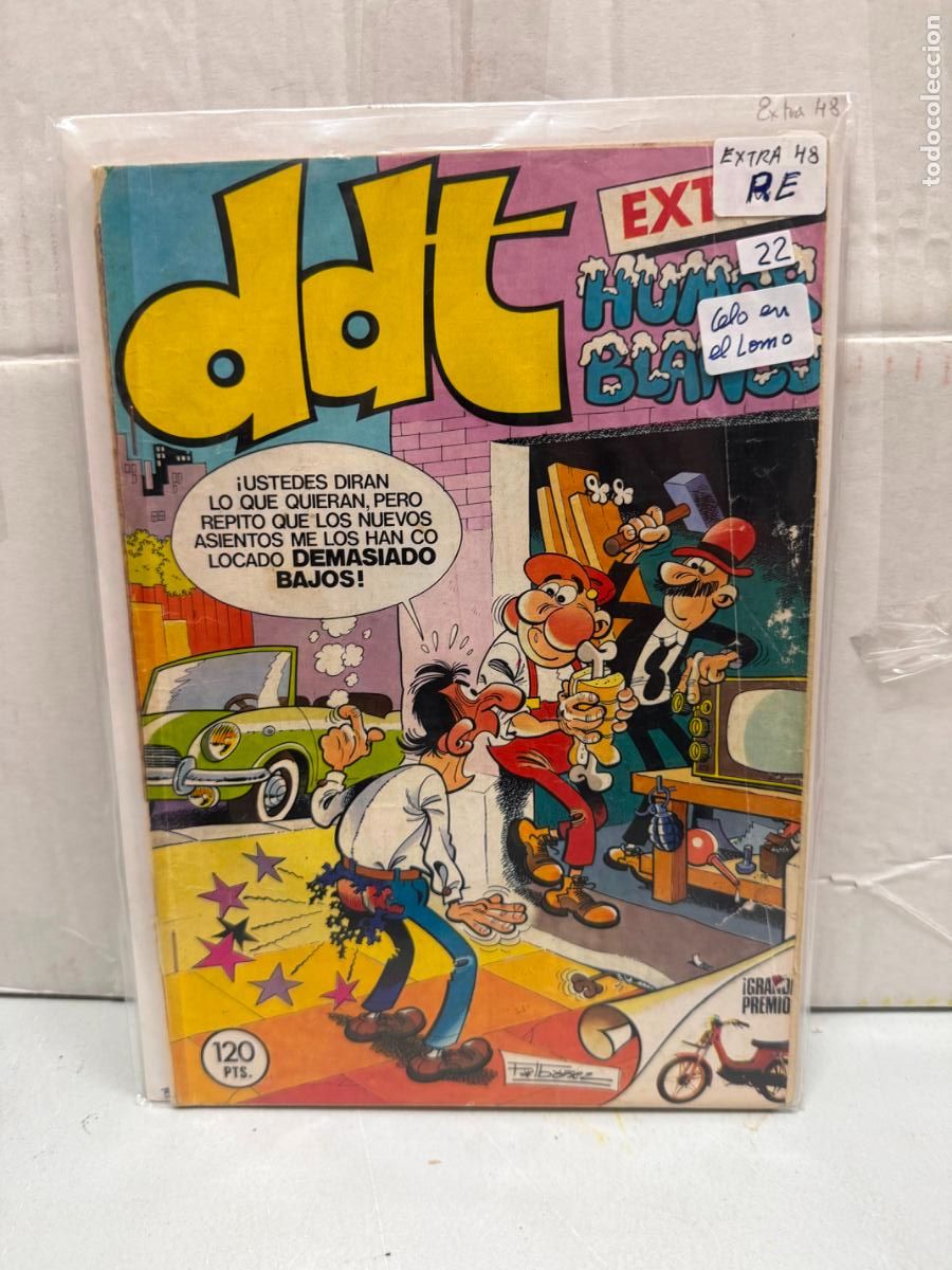 Tebeos: ddt extra editorial bruguera numero extra humor blanco