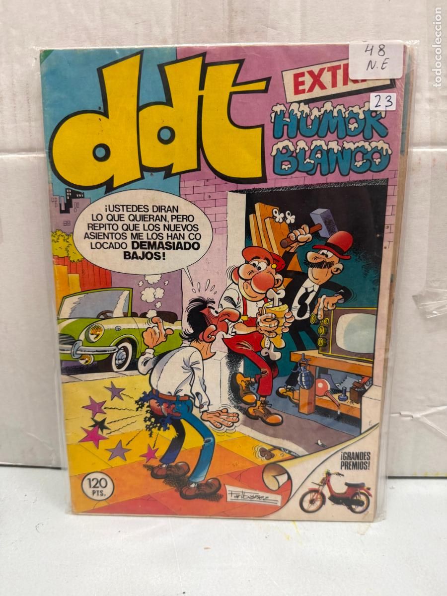 Tebeos: ddt extra editorial bruguera numero extra humor blanco