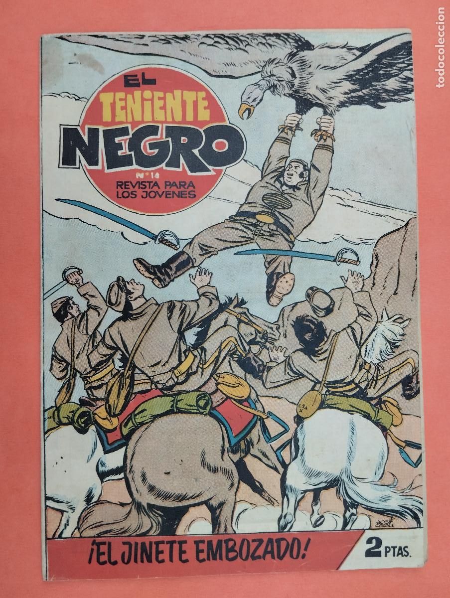 Tebeos: EL TENIENTE NEGRO N&ordm; 14 - JOS&Eacute; GRAU - EDITORIAL BRUGUERA