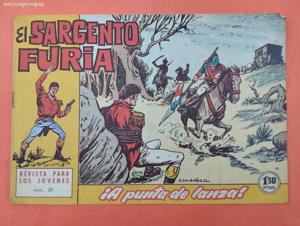 Tebeos: TEBEO El Sargento Furia. Bruguera. N&uacute;mero 31