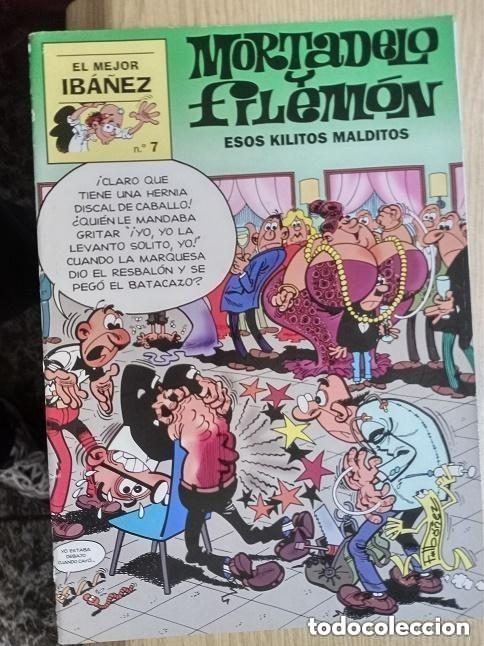 Tebeos: MORTADELO Y FILEMON EL MEJOR IBA&Ntilde;EZ - ESOS KILITOS MALDITOS - EL MEJOR IBA&Ntilde;EZ N 7