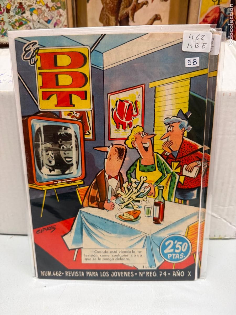 Tebeos: el ddt editorial bruguera numero 462
