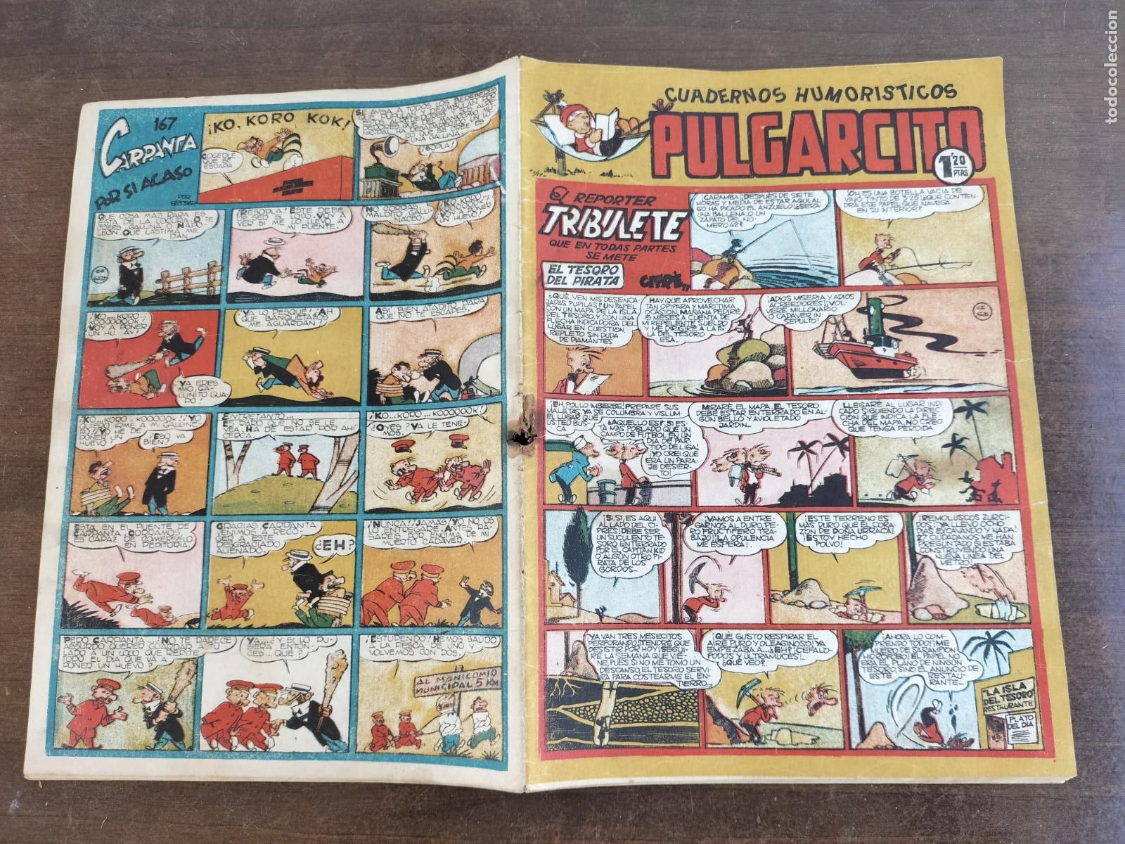 Tebeos: pulgarcito de 1,20 numero, n&ordm; 167