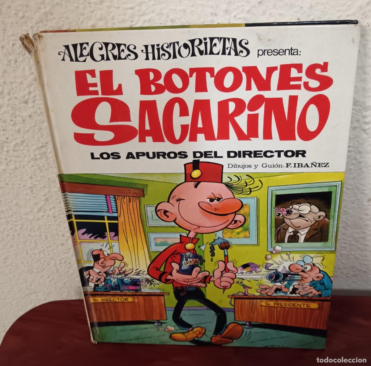 Tebeos: ALEGRES HISTORIETAS N&ordm; 3 EL BOTONES SACARINO LOS APUROS DEL DIRECTOR BRUGUERA A&Ntilde;O 1971