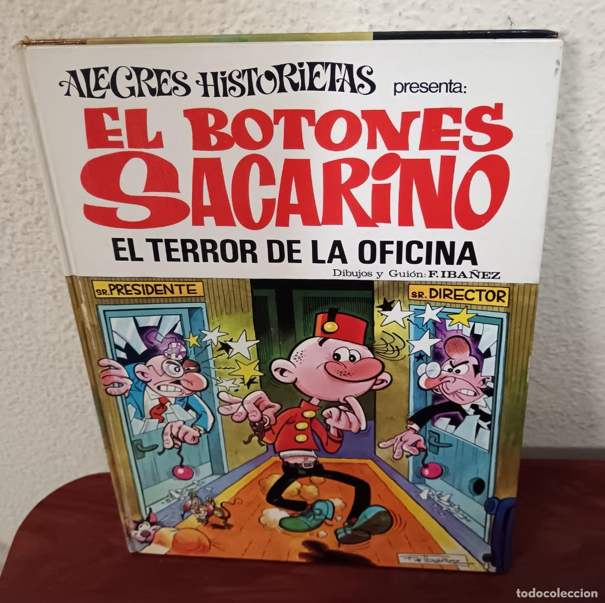 Tebeos: ALEGRES HISTORIETAS N&ordm; 12 EL BOTONES SACARINO EL TERROR DE LA OFICINA BRUGUERA A&Ntilde;O 1971