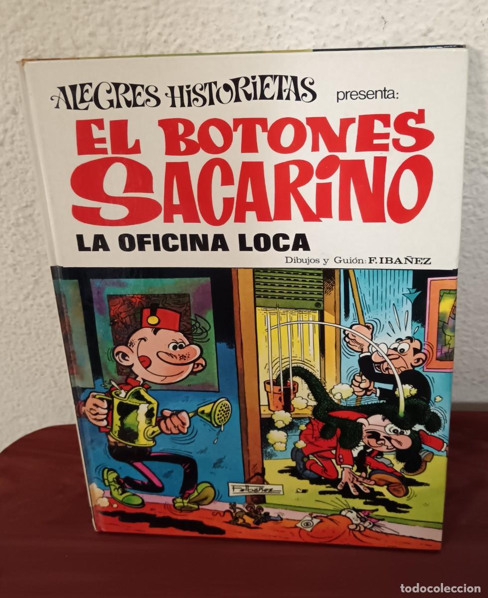 Tebeos: ALEGRES HISTORIETAS N&ordm; 22 EL BOTONES SACARINO LA OFICINA LOCA BRUGUERA A&Ntilde;O 1973