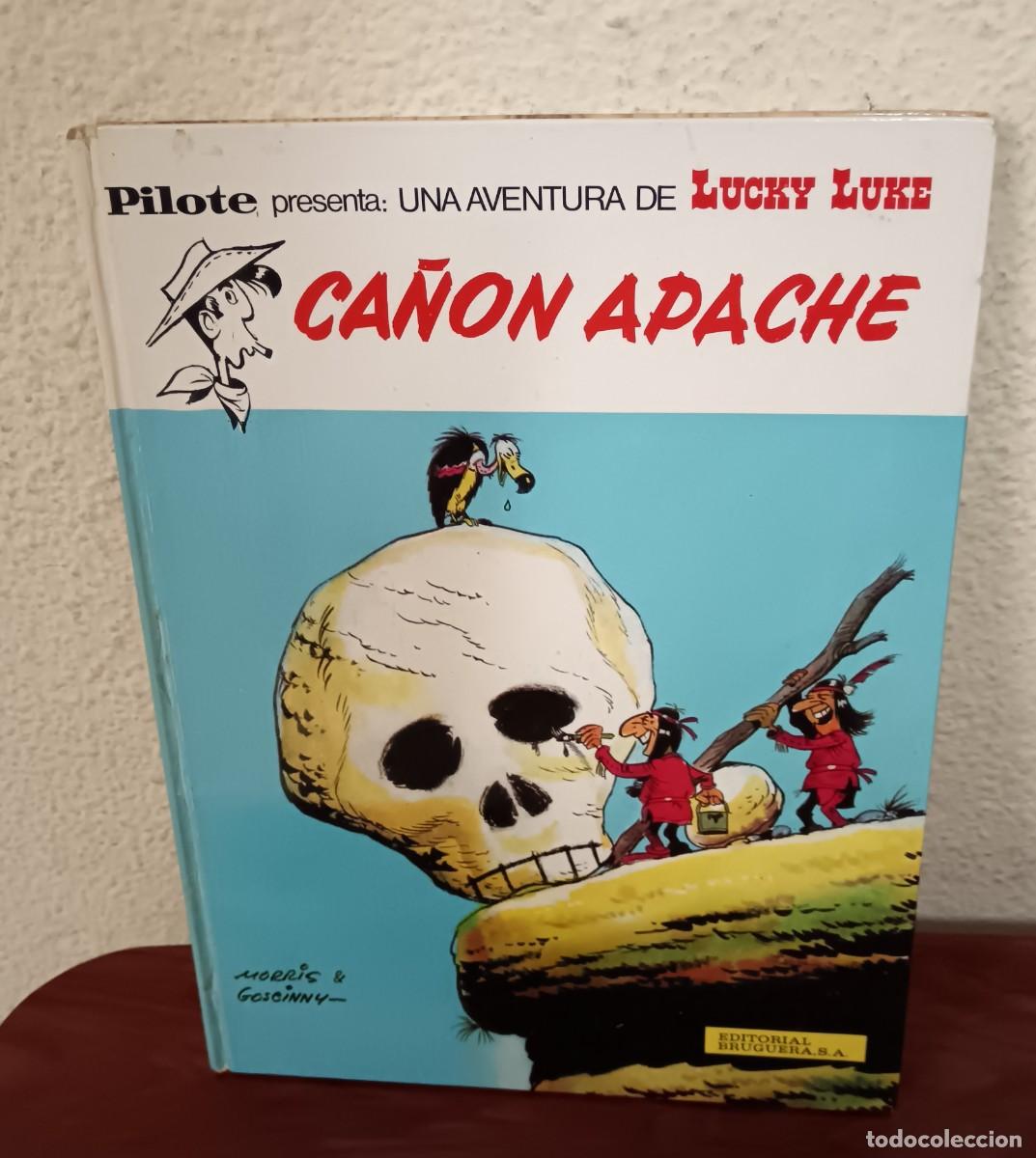 Tebeos: LUCKY LUKE CA&Ntilde;&Oacute;N APACHE PILOTE MORRIS GOSCINNY EDITORIAL BRUGUERA A&Ntilde;O 1973
