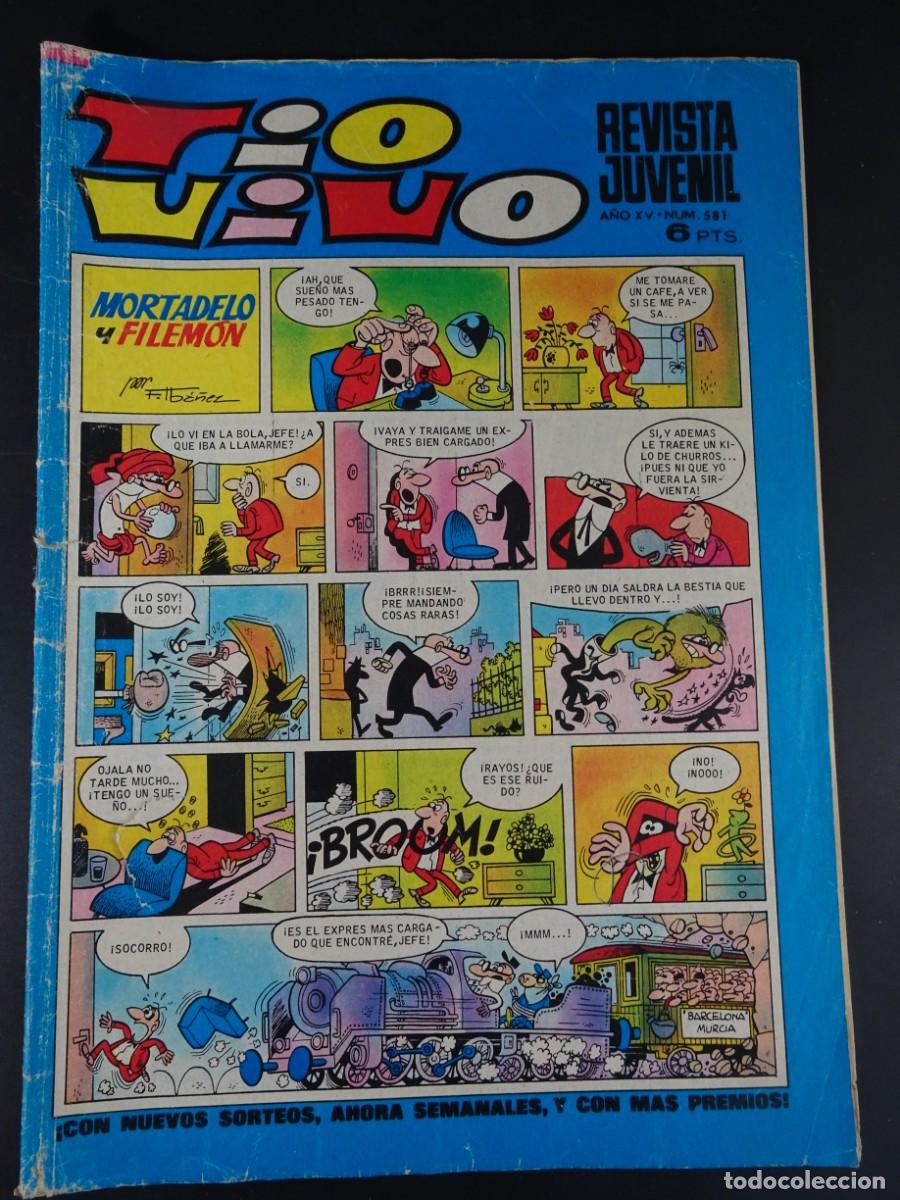 Tebeos: REVISTA JUVENIL TIO VIVO N&ordm; 581 , ED BRUGUERA, VER FOTOS
