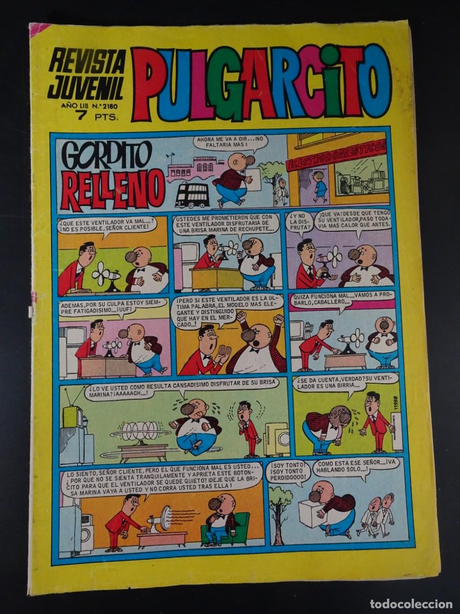 Tebeos: REVISTA JUVENIL PULGARCITO N&ordm; 2180 , ED BRUGUERA, VER FOTOS