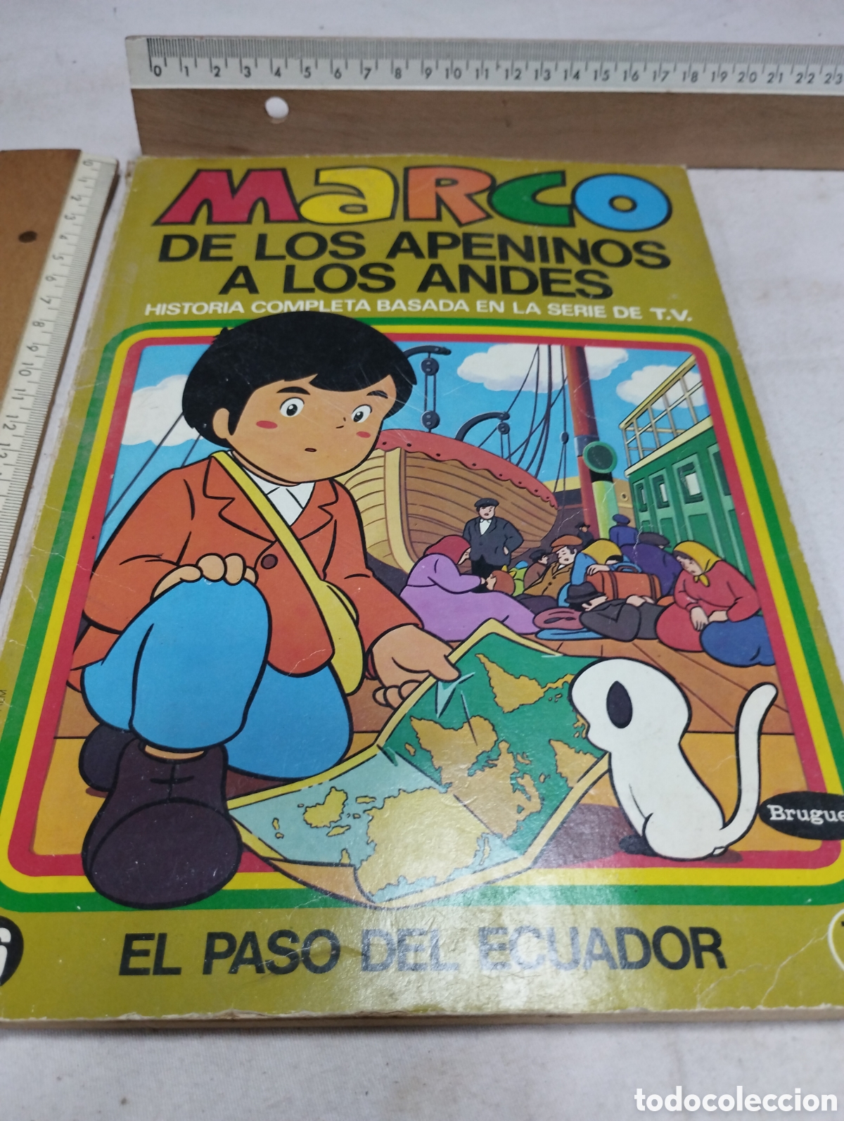 Tebeos: Marco. De los Apeninos a los Andes. N&uacute;mero 6. Editorial Bruguera, 1977