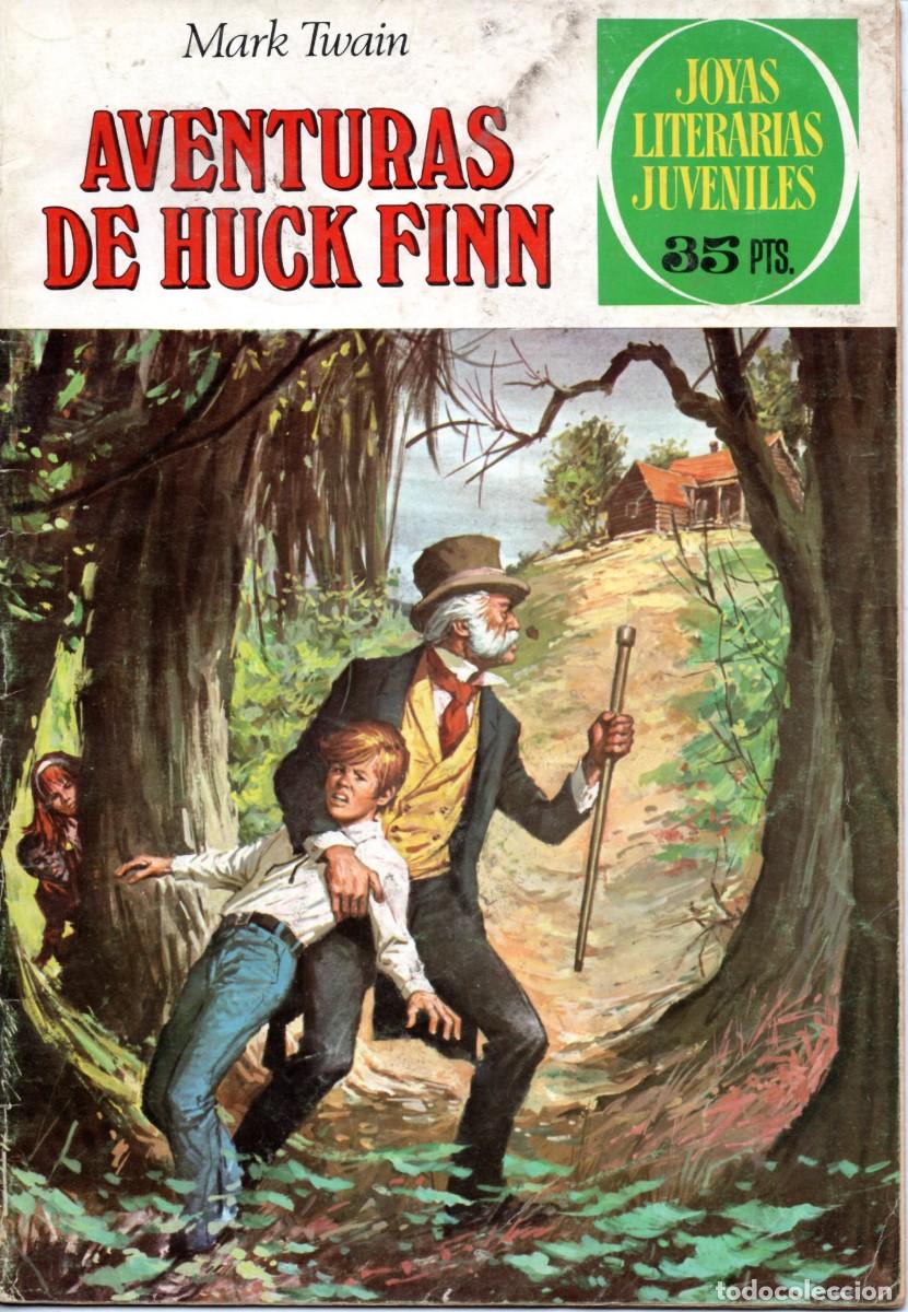 Tebeos: COMIC BRUGUERA JOYAS LITERARIAS N&ordm; 40 -AVENTURAS DE HUCK FINN (MARK TWAIN)- 35 PTS.A&Ntilde;O 1979