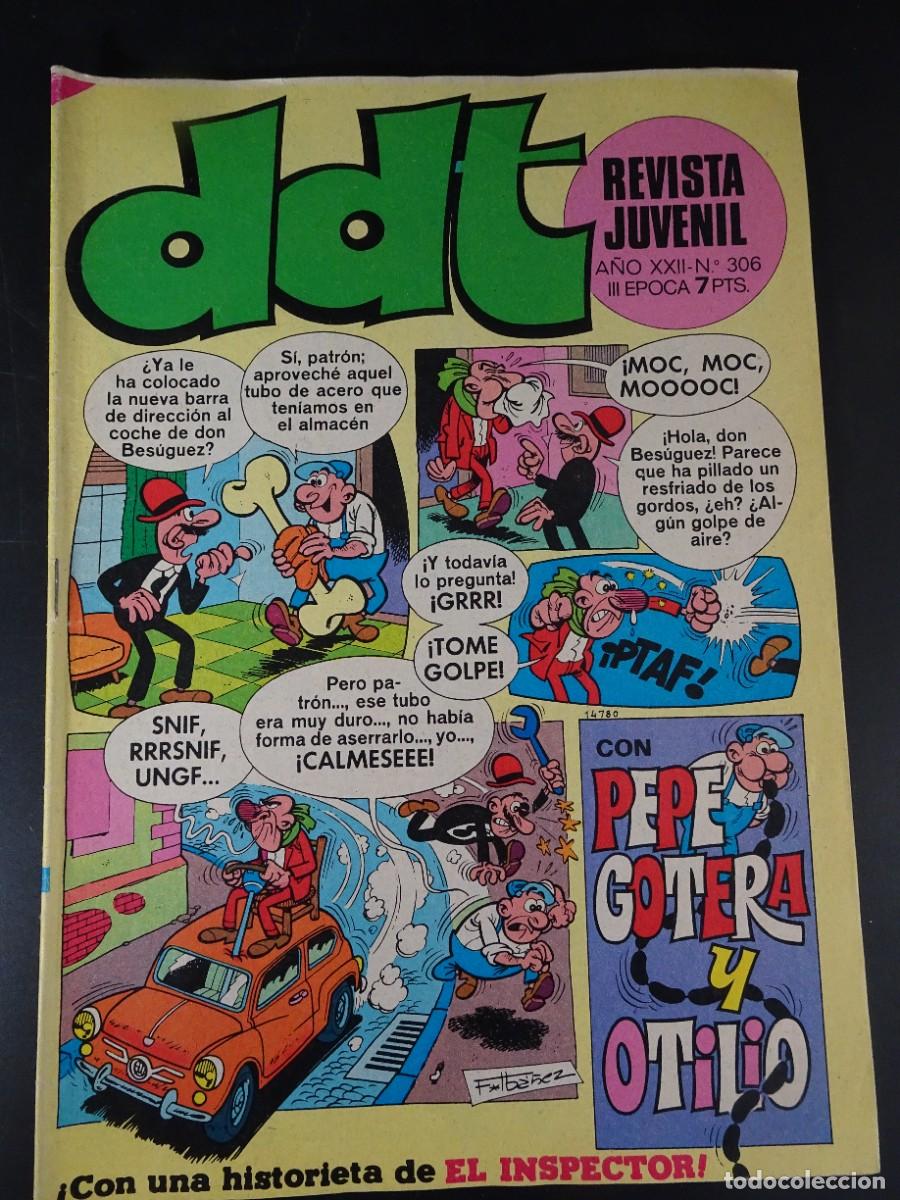 Tebeos: REVISTA JUVENIL DDT N&ordm; 306, VER FOTOS