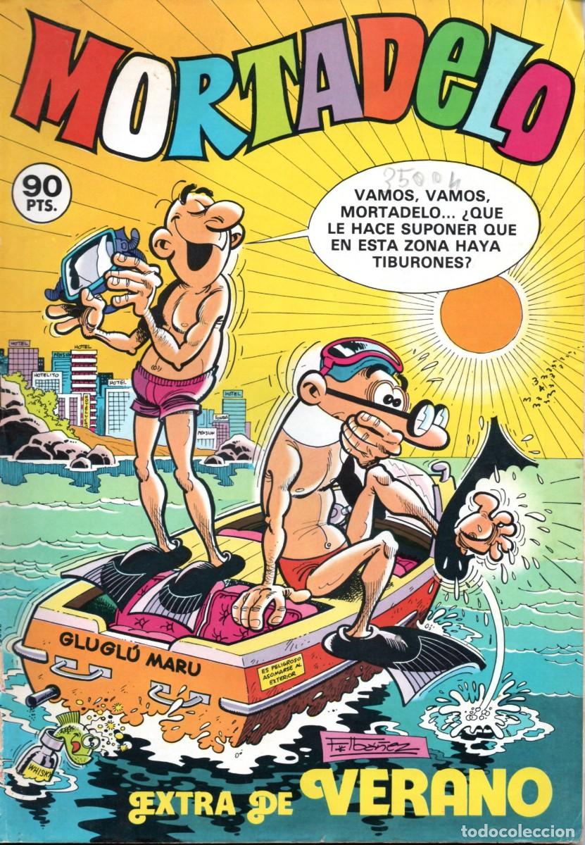 Tebeos: COMIC MORTADELO EXTRA DE VERANO -ED. BRUGUERA- 90 PTAS. A&Ntilde;O 1981