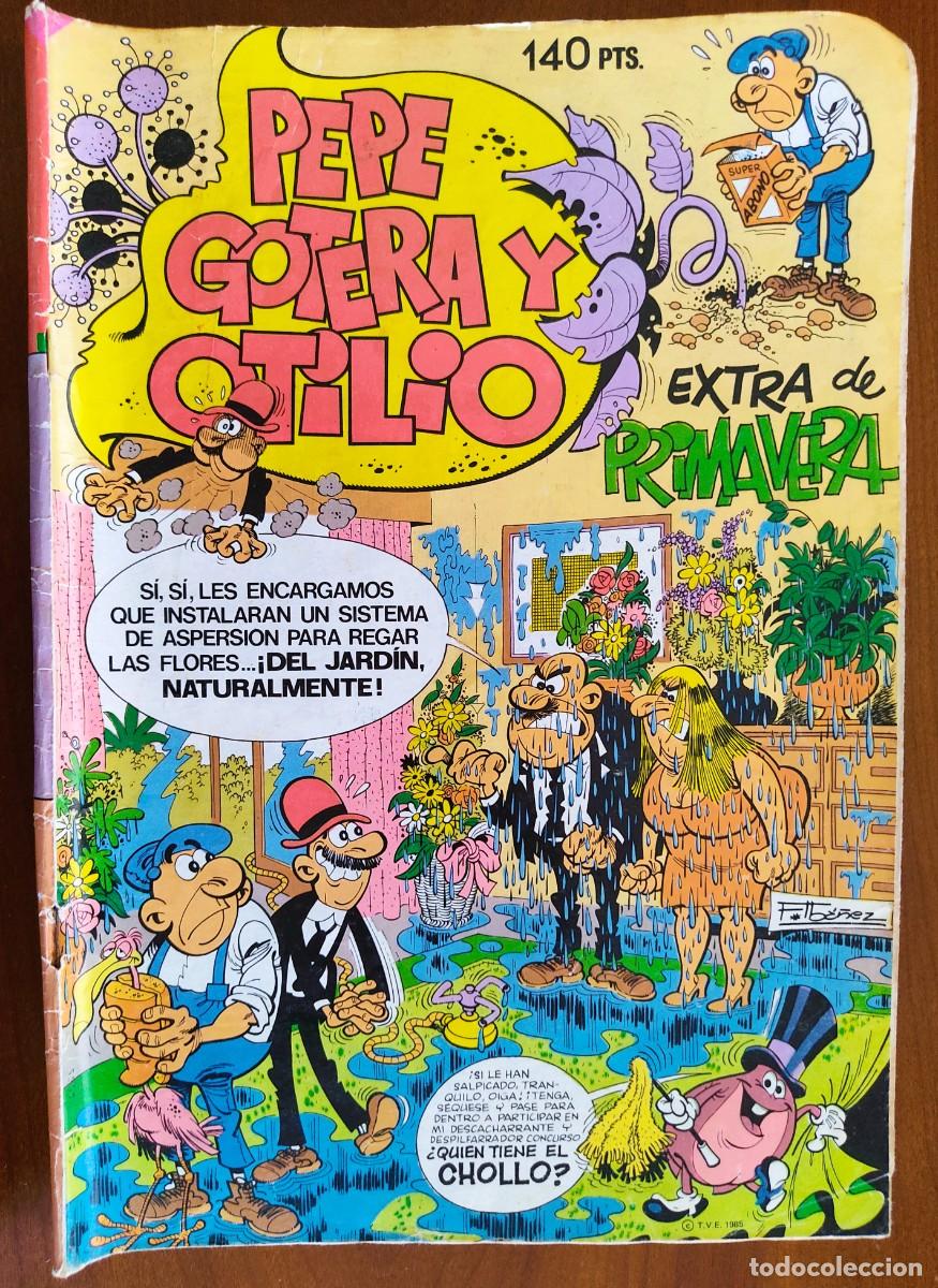 Tebeos: PEPE GOTERA Y OTILIO EXTRA DE PRIMAVERA - EDITORIAL BRUGUERA A&Ntilde;O 1985
