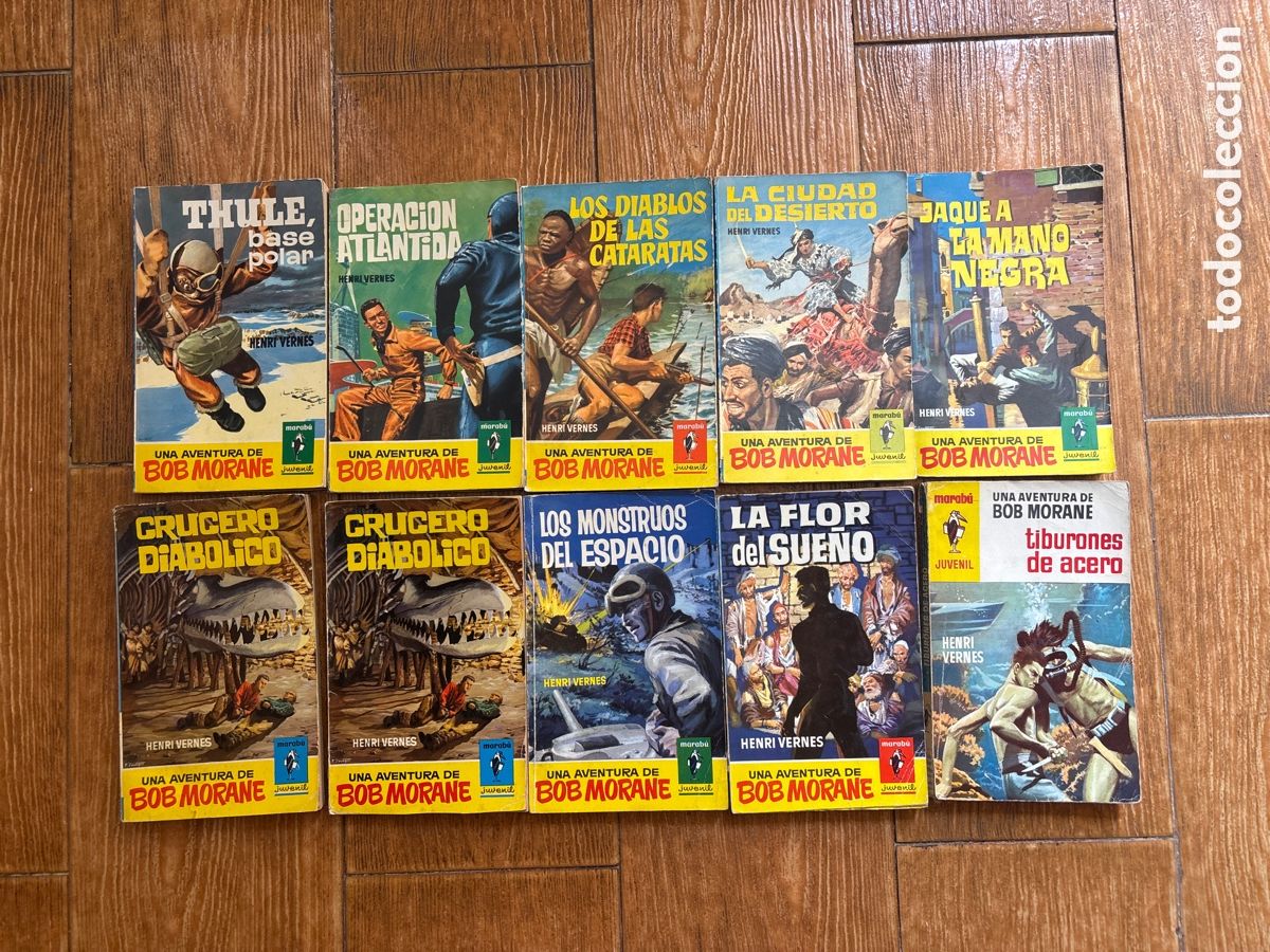 Tebeos: BOB MORANE COLECCION COMPLETA 10 NUMEROS MARABU JUVENIL EDITORIAL BRUGUERA