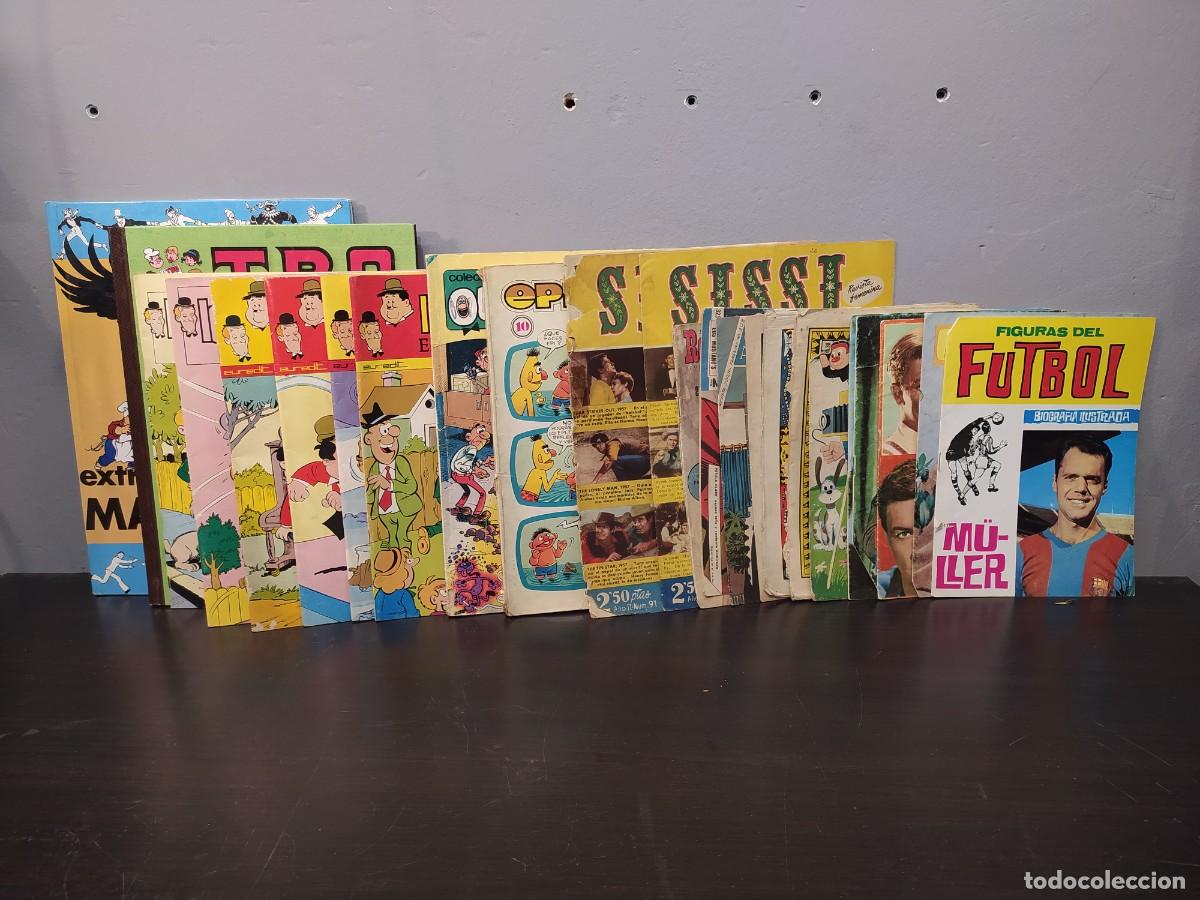 Tebeos: LOTE LIBROS, CUENTOS SISSI, LAUREL Y HARDY,EPI Y BLAS, FUTBOL-LOTE 26 CUENTOS,LIBROS-COMICS BRUGUERA