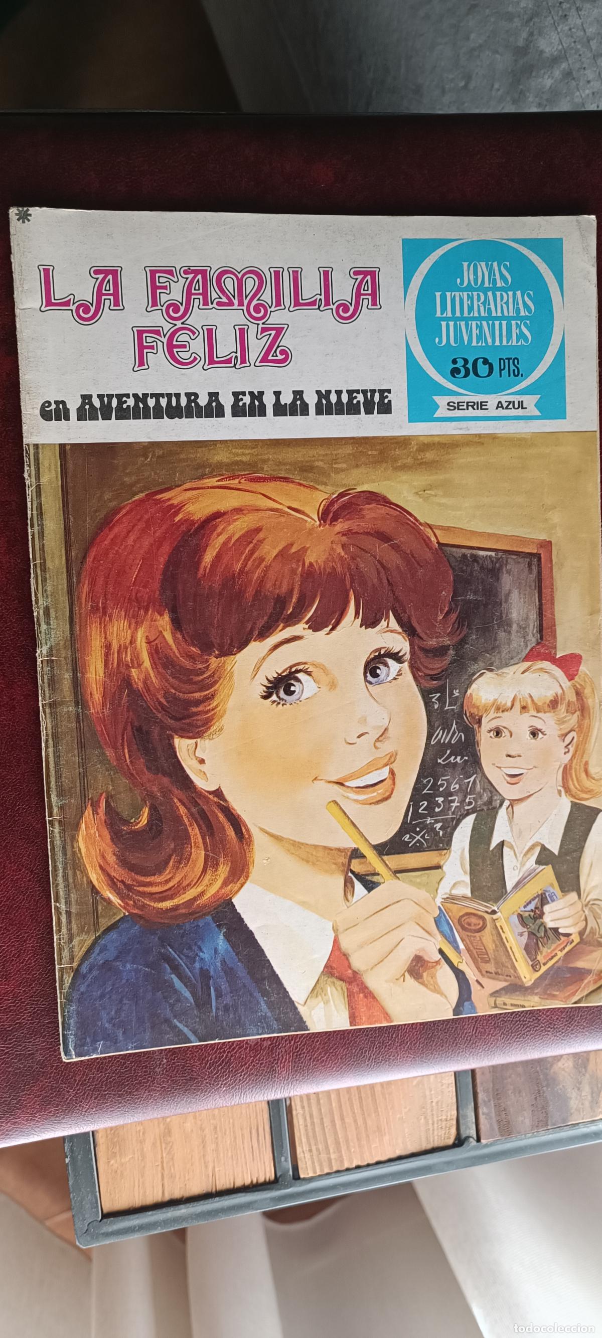 Tebeos: JOYAS LITERARIAS JUVENILES AZULES - LA FAMILIA FELIZ - N&ordm; 8 - 1&ordf; edici&oacute;n