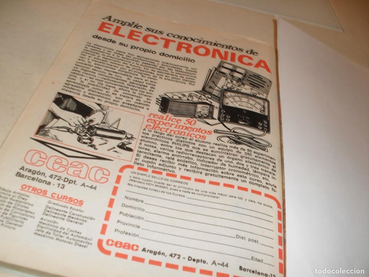 Tebeos: (REF.96),LAMINA HUMORISTICA:D&ordm; PERCEBE Y BASILIO+PUBLICIDAD DE CEAC.BRUGUERA,1976