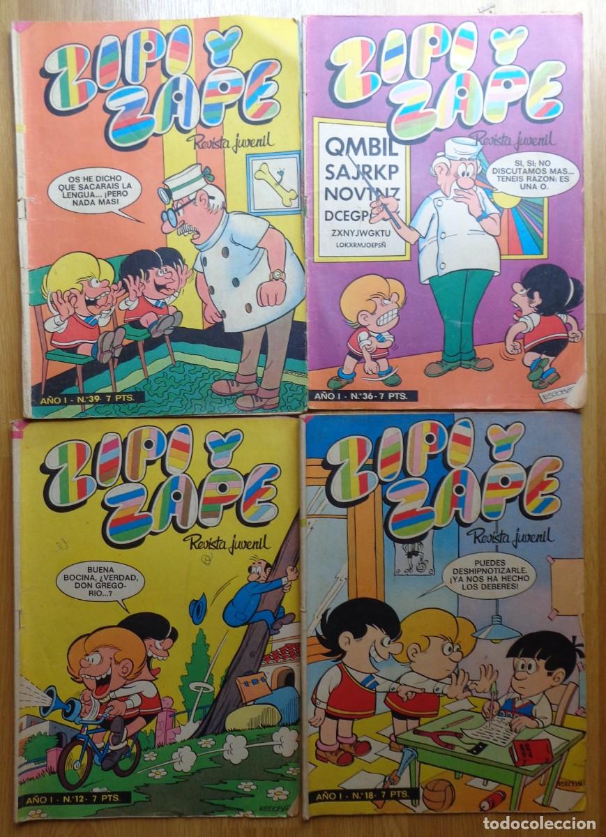 Tebeos: LOTE 5 NUMEROS DE LA REVISTA JUVENIL 'ZIPI Y ZAPE'
