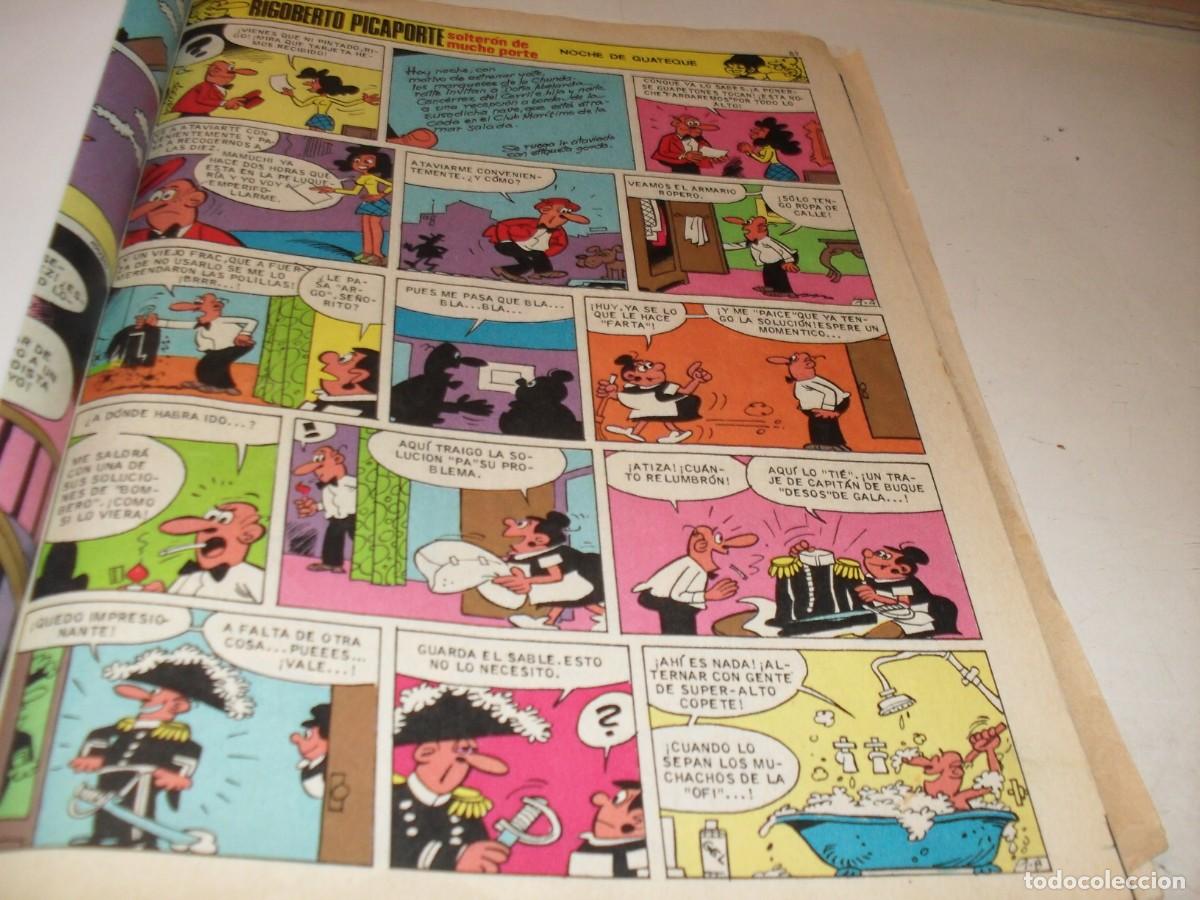 Tebeos: (REF.96),EN 6 PAGINAS AVENTURA DE RIGOBERTO PICAPORTE:NOCHE DE GUATEQUE.BRUGUERA,1976